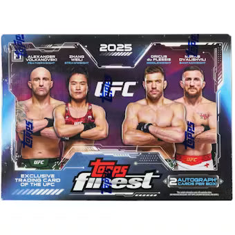2025 Topps Finest UFC - Hobby Box - 2 Autographs Per Box